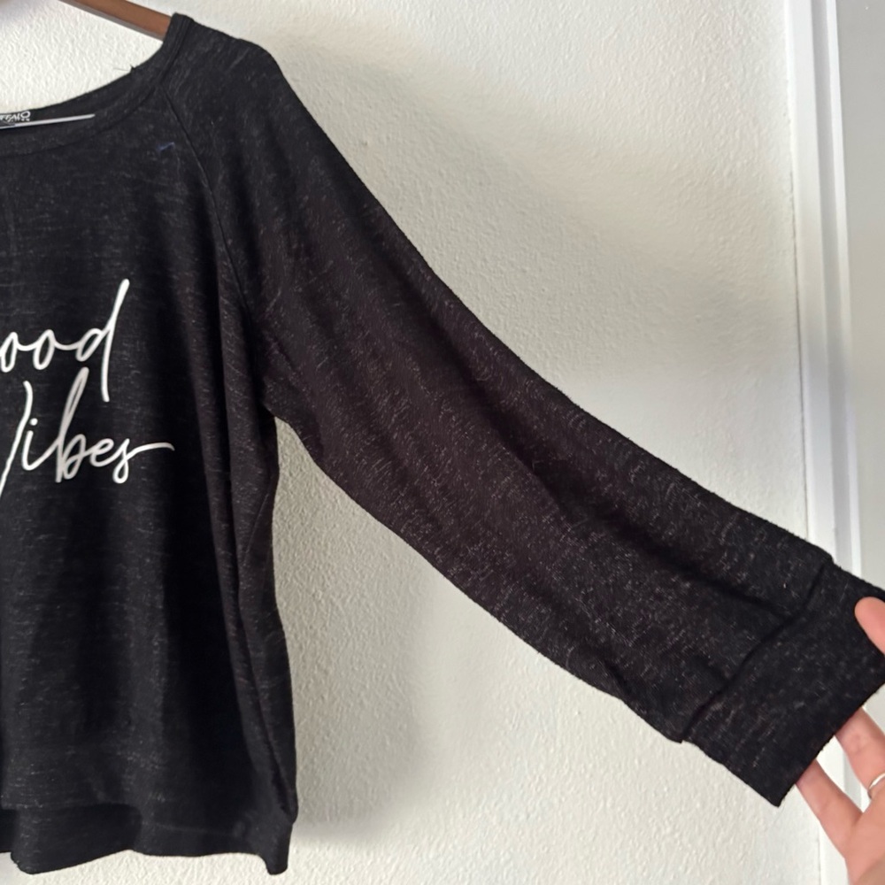 Buffalo David Bitton Cozy Chic Crewneck Top Loungewear Minimalist XXL Plus Soft - Picture 5 of 15